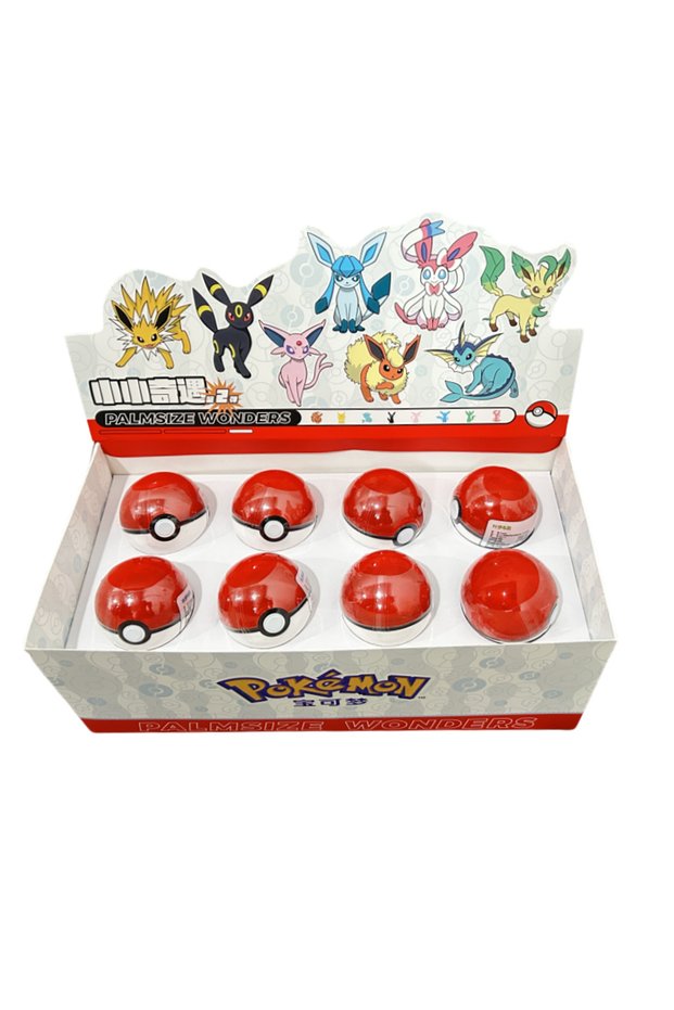 1BOX(16pcs) Pokemon Anime Blind BOX Poke Ball Action Figures Sylveston Umbreon Mini Dolls FUNISM Ori