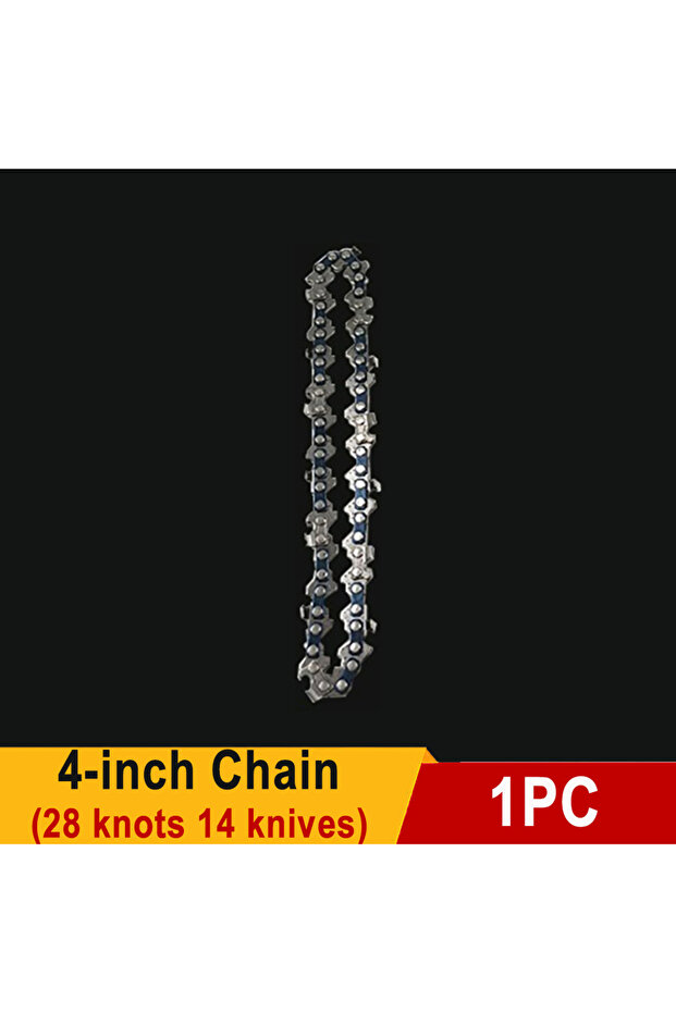 1pcs 4-inch Chain 4 Inch Saw Blade Chainsaw Chains and Guide Bar Mini Steel Chains Electric Saw Blad