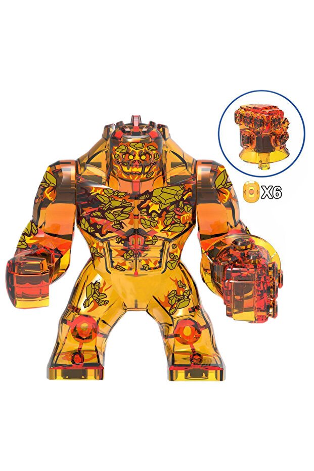 X1256 Blind Box Mini Building Blocks X1255 Figures Big Goblin Spiderman Iron Man Venom Captain Hawk