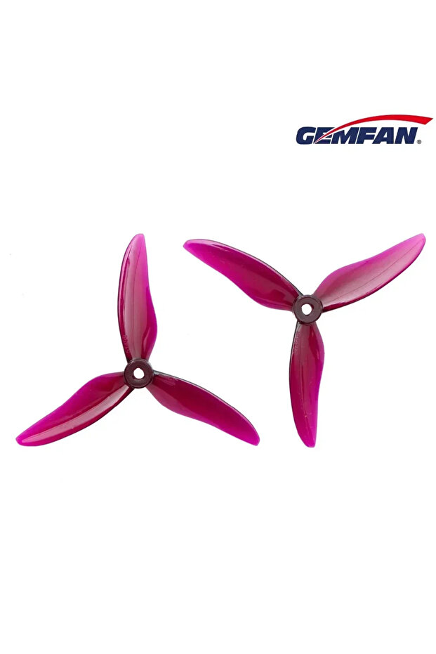 51499 Purple 4PCS/2Pairs Gemfan Hurricane 51499 Props 5 Inch 3-Blade CW/CCW PC Propeller for RC Dron