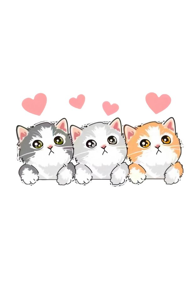 10cm-Longest Side JT844-PVC Adorable Cat Self-Adhesive Vinyl Bumper & Window Decal for Home, Life, a