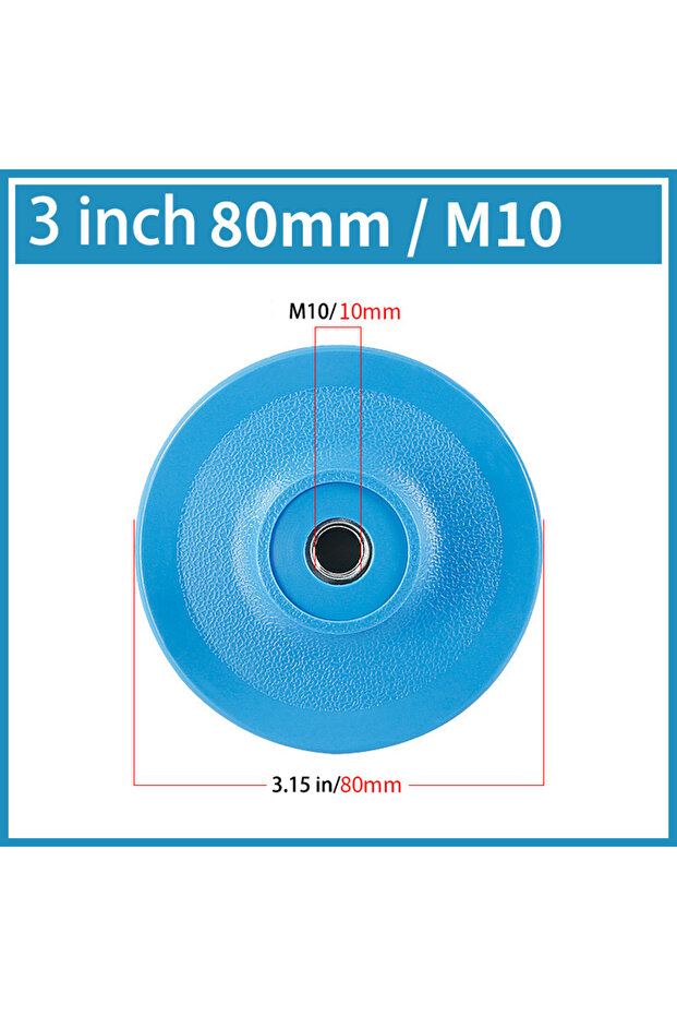 3 inch M10 ﻿ Sanding Disc Backing Pad 3"/4" Self-Adhesive Polishing Pad For Sander Or Polisher M10/M