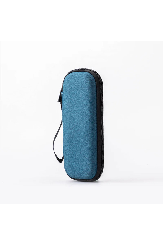 Green Razor Case - Portable & Multifunctional Travel Organizer for Beard and Mustache Grooming Essen