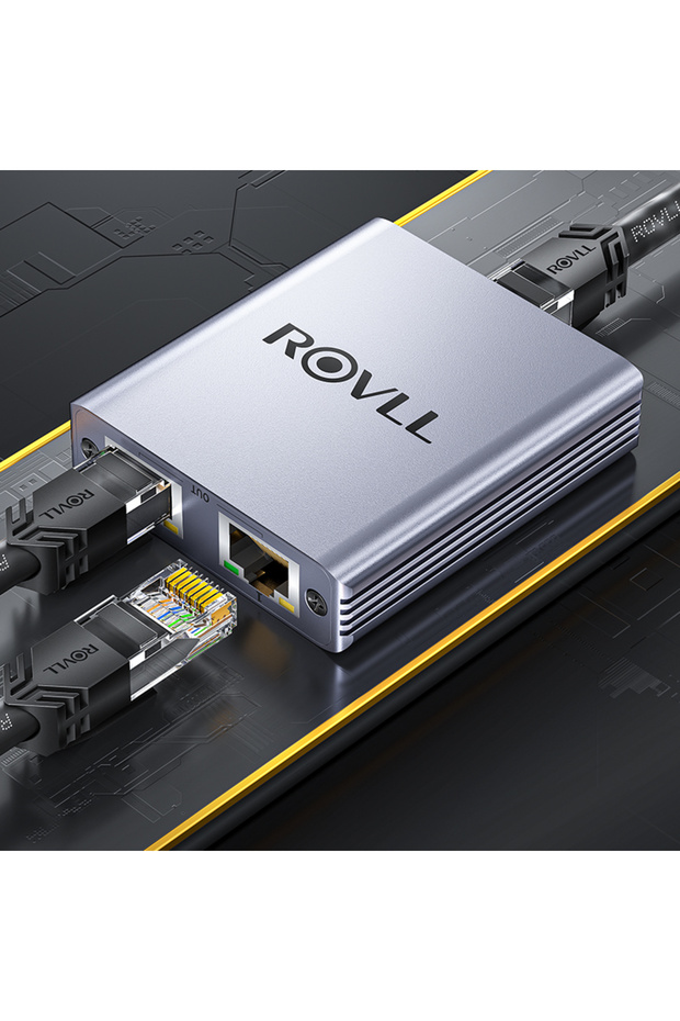 Other 1 to 2 ROVLL Gigabit 1000Mbps RJ45 Ethernet Network Splitter 1 to 4 LAN Adapter Connector for