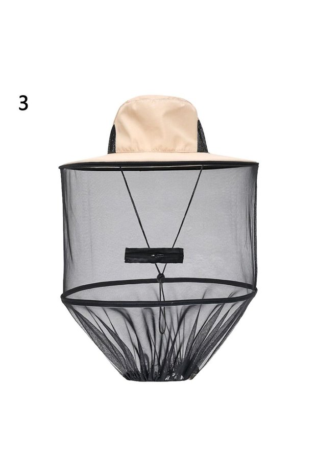 3 Mosquito Hat With Hidden Net Mesh Repellent Protection Insect Bee Protection Men Women Outdoor Sun