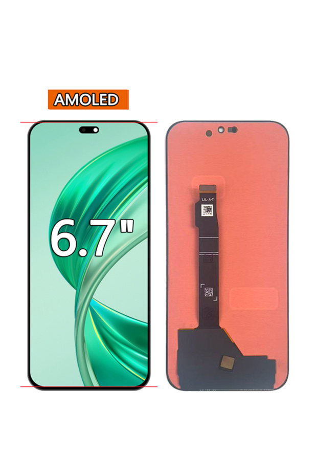 شاشة AMOLED جديدة بدون إطار لهاتف Honor X8b، شاشة LCD تعمل باللمس مع محول رقمي لهاتف Honor X8B L