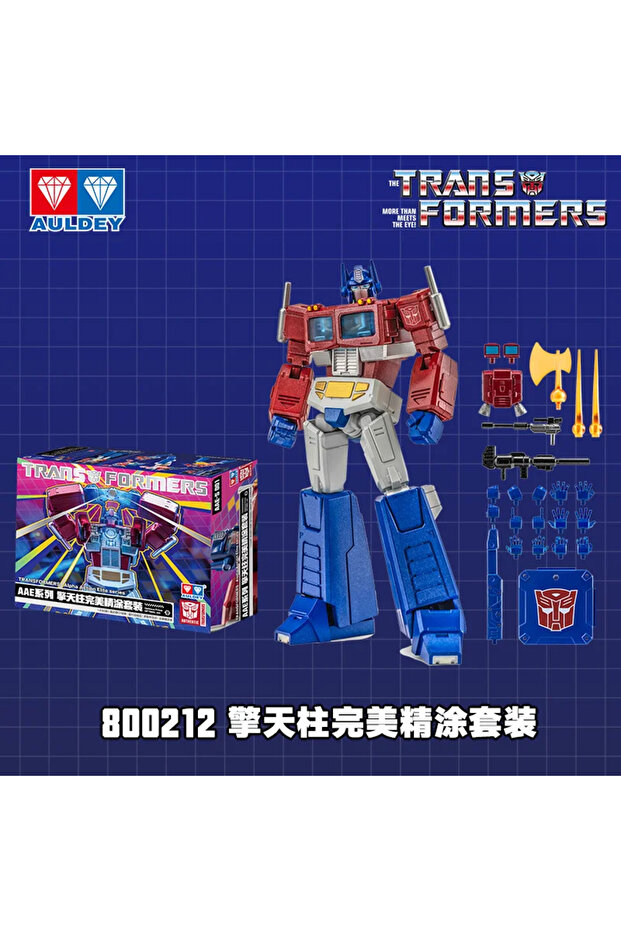 Optimus Prime In Stock AULDEY x Transformers AAE Alpha Action Elite series Optimus Prime Soundwave S