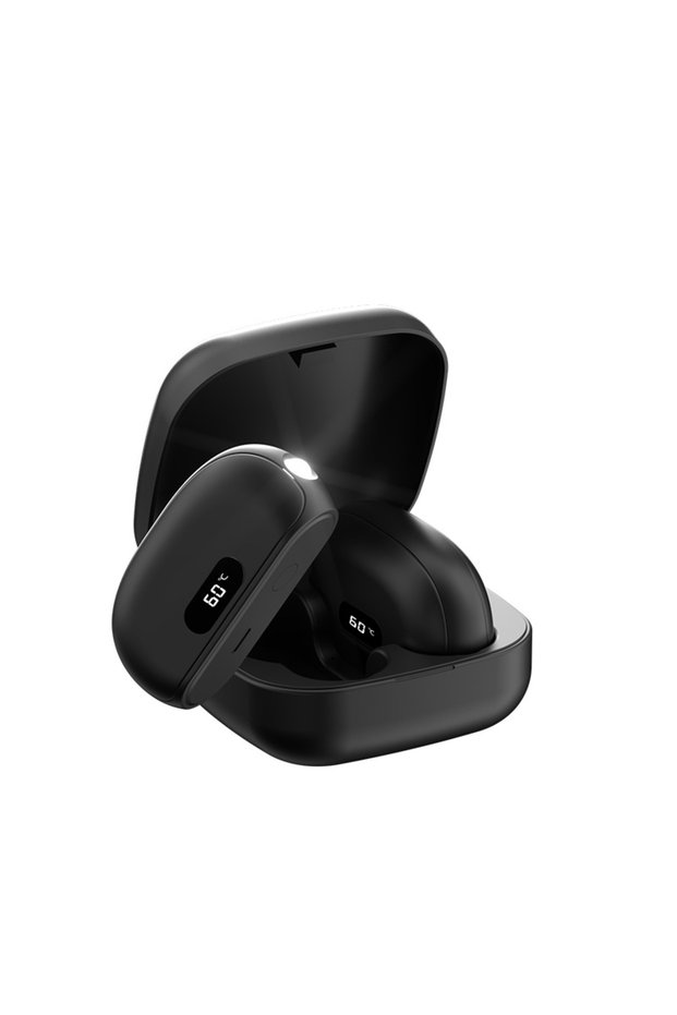 L black Mini 2-In-1 Magnetic Detachable Hand Warmer Charging Heat Pack Cute Gift For Girlfriend And