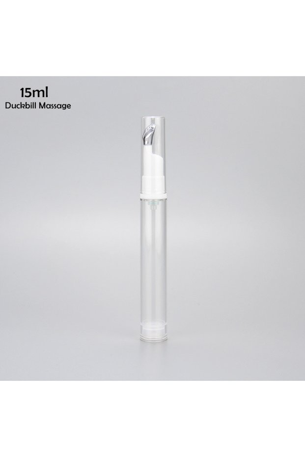 Light Yellow 5/10/15ml Portable Airless Pump Bottles Roll Ball Eye Cream Vacuum Bottle Travel Size