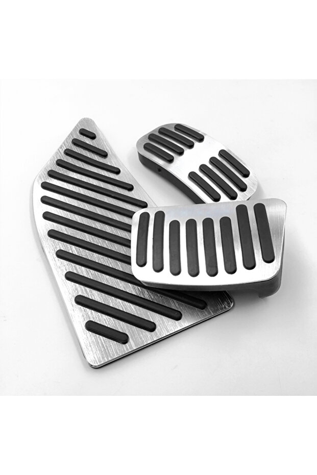 AT 3pcs Silver For Toyota Corolla E210 2019 2020 2021 2022 2023 2024 2025 Hybrid Car Accelerator Gas