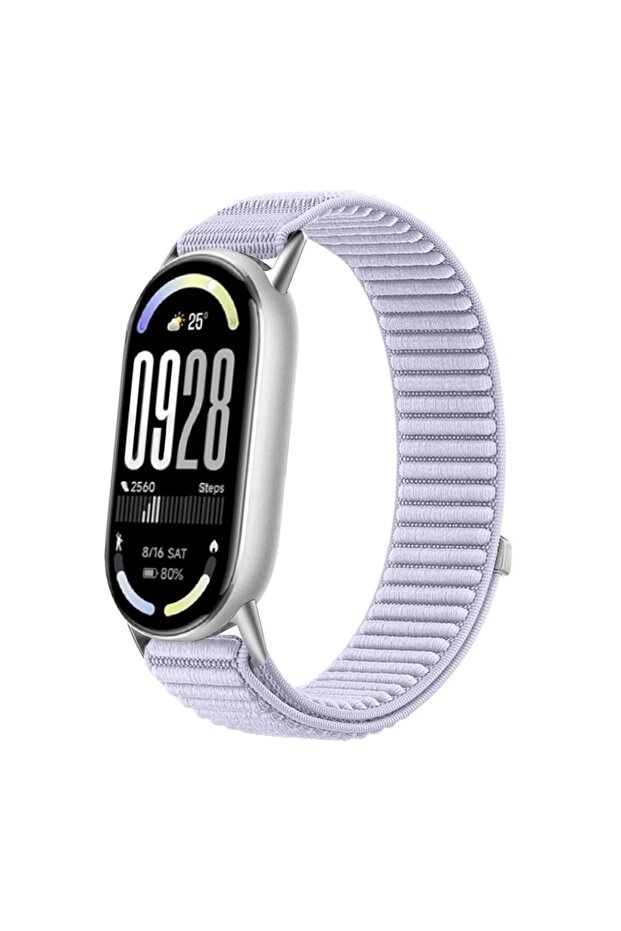 Mi Band 10 9 8 Purple Nylon Strap for Mi Band 10 9 8 Band for Xiaomi Smart Band 8 Strap Miband 8 9 1