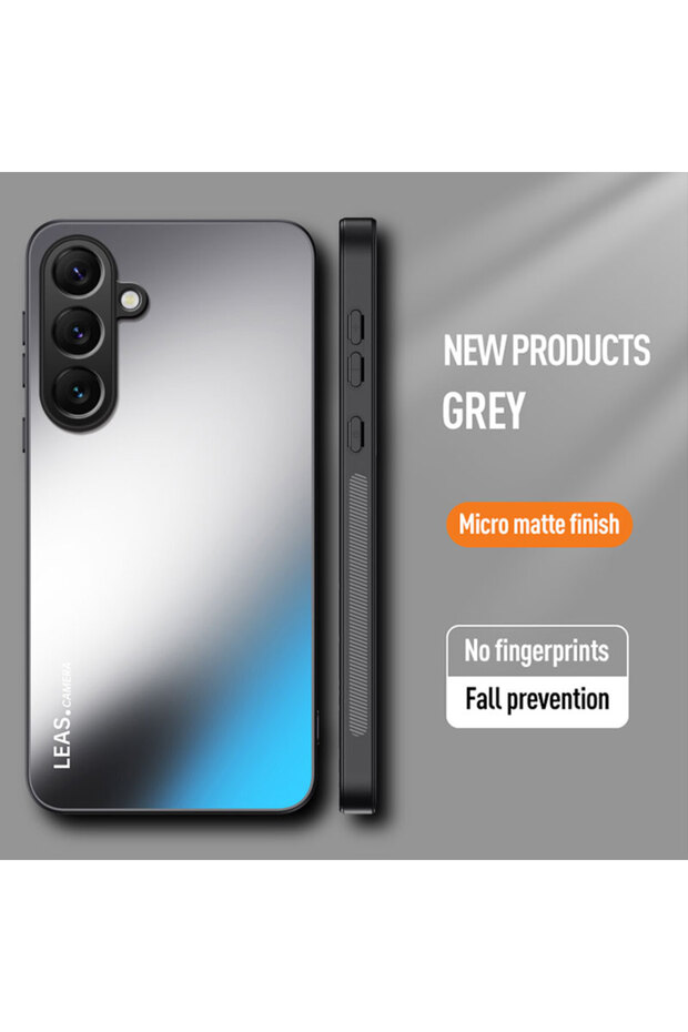 Galaxy S25+ Grey Frosted Matte Case for S25 Edge S24 S23 S22 S21 S25 Plus FE Note 20 Ultra Dazzling