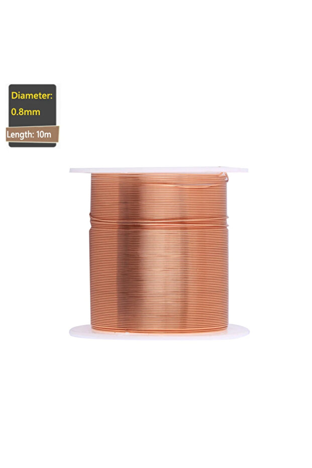 3Rolls 0.8mm 10m 1-3Roll Soft Copper Wire for Electroculture Gardening 0.06-1.2mm Jewelry Making Be
