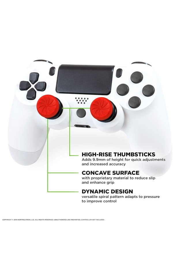 30 For ps4 ps5 2PCS Freek Galaxy High-Rise Analog Stick Thumb Grip for PS4 PS5 Controller - FPS Perf
