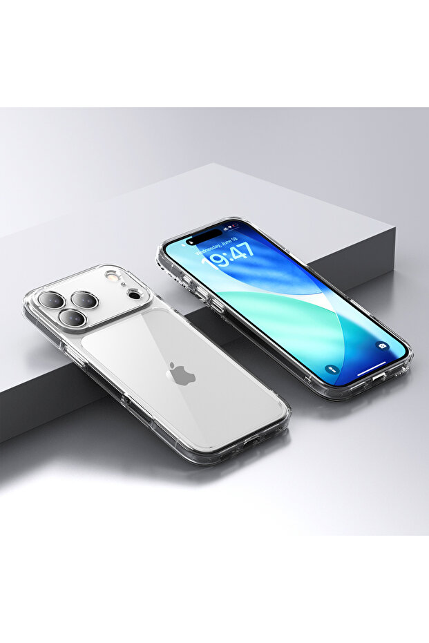 جراب هاتف iPhone 17 Pro Max شفاف فاخر مقاوم للصدمات لهاتف iPhone 17Air 17 17Pro 17Pro Max