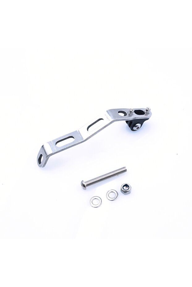 Silver For Brompton/Dahon Folding Bicycle Headlight Mounting Bracket With Gopro Action Camera Base F