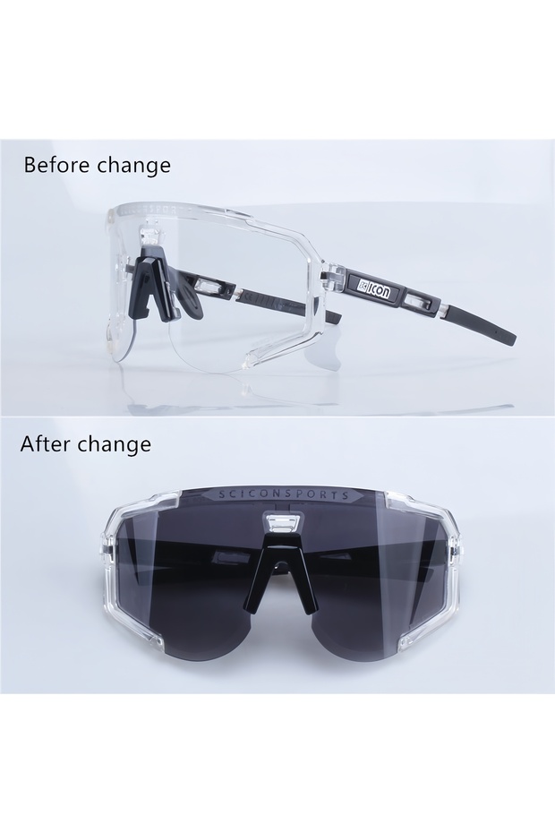 Photochromic C Photochromic Cycling Glasses Men's Outdoor Sports Sunglasses MTB Cycle Goggles Road M