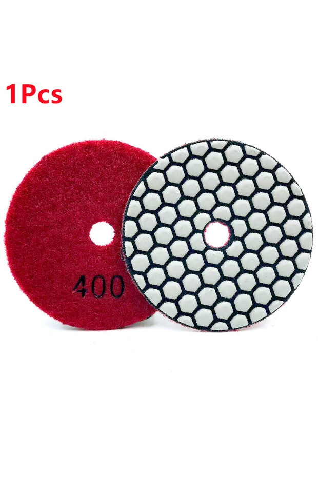 1Pcs-80mm 400 1Pcs-6Pcs Diamond Dry Polishing Pads Granite Marble Flexible Resin Sanding Discs 80mm