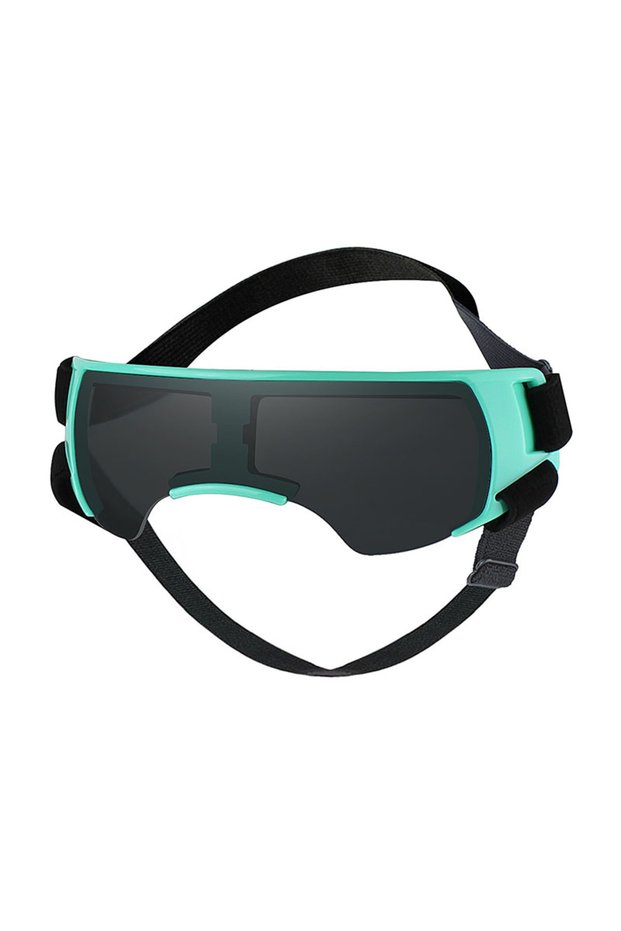 blue Dog Sunglasses Small Breed Dog Goggles for Small Dogs Windproof Anti-UV Glasses for Dogs Outdoo