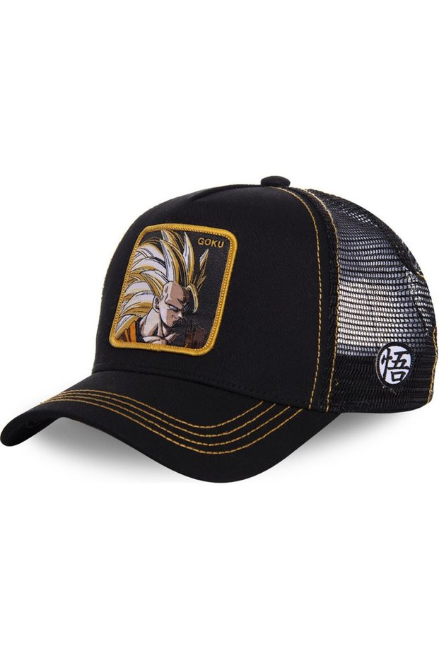 Bandai GOKU BLACK New Dragon Ball Son Goku Cap Summer Travel Peaked Cap Men's Embroidery Hip-Hop Cap