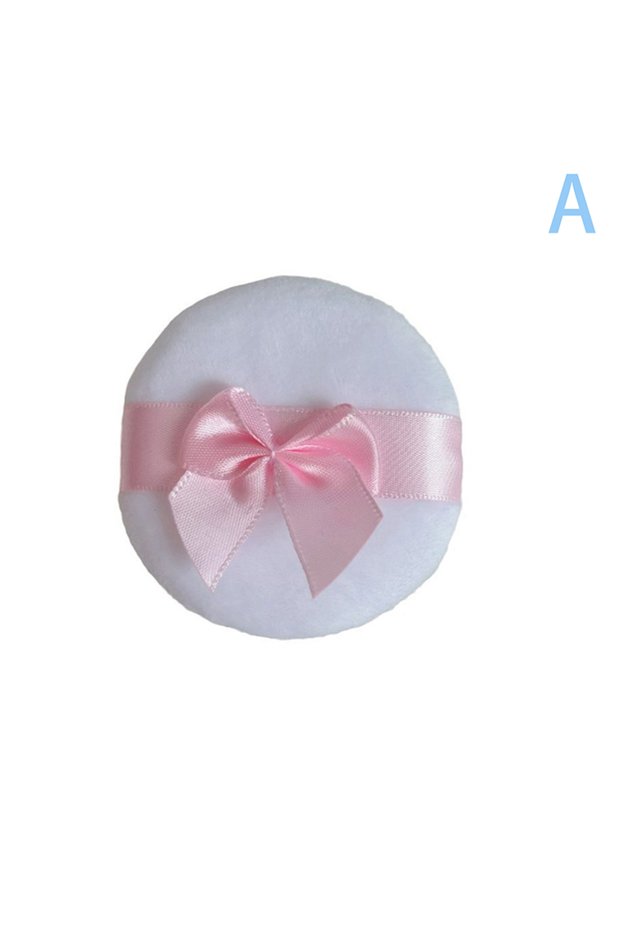 A Hot Sale Soft Bow Loose Powder Puff Cosmetic Blender Beauty Sponge Soft Powder Puffs Face Foundat.