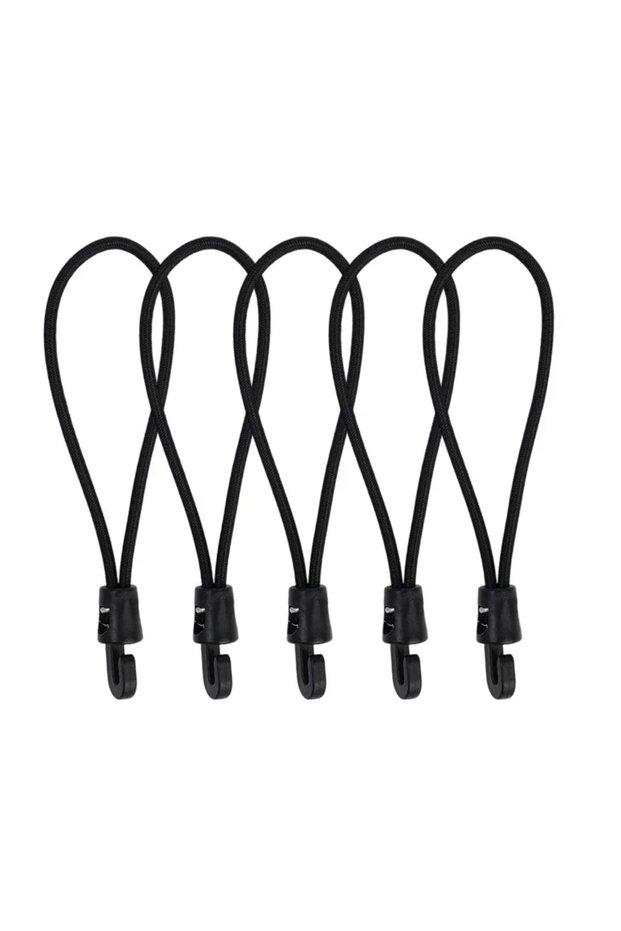 15cm - 5pcs 1-10 Pcs Bungee Cord with Hooks 10/15/25cm High Elasticity Expander with Hooks Tensione