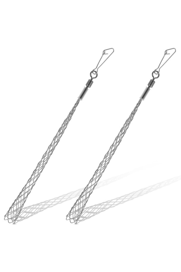 2PCS 19CM 4/2 Pcs Cable Wire Pulling Grip Stainless Steel Cable PullerCable Sock for Cable Rods Anti