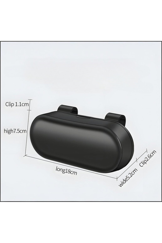 black Car Glasses Box Portable Car Sunglasses Holder Car Driving Glasses Holder Eyeglass Case Sun Vi