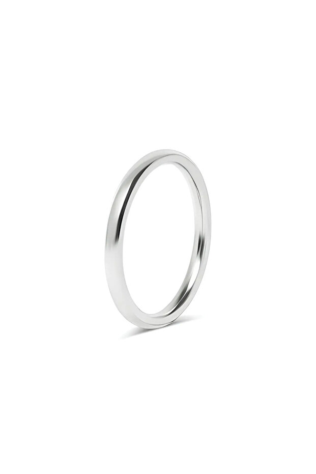 6.5 2mm Women's 6mm High Polished Wedding Band Stainless Steel Ring Classic Bridal Jewelry Stackable