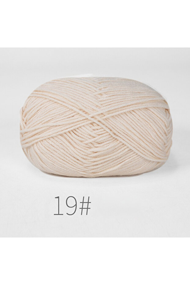 A19-5pcs New 5pcs 250g Milk Cotton Knitting Wool Yarn Needlework Dyed Lanas For Crochet Craft Sweate