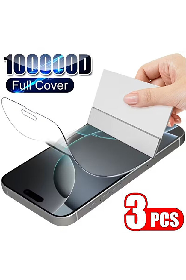 Hydrogel Film 3Pcs iPhone 15 Pro 3Pcs Hydrogel Film For iPhone 17 13 11 12 16 15 14 Pro Max 12 13 Mi