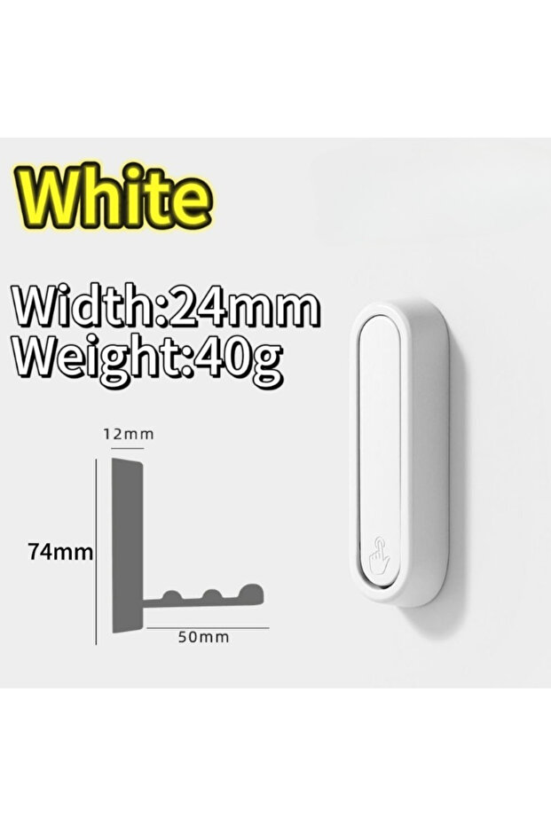 3pcs White Foldable Wall Hook Towel Hanger Space-Saving Door Clothes Coat Hat Bags Hanger Wall Hangi