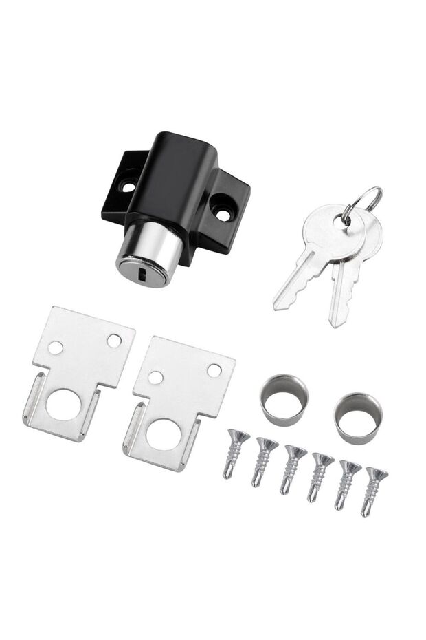 Black Anti-theft Screen Window Fixed Buckle Push-pull Window Limiter Window Lock Push-pull Door and