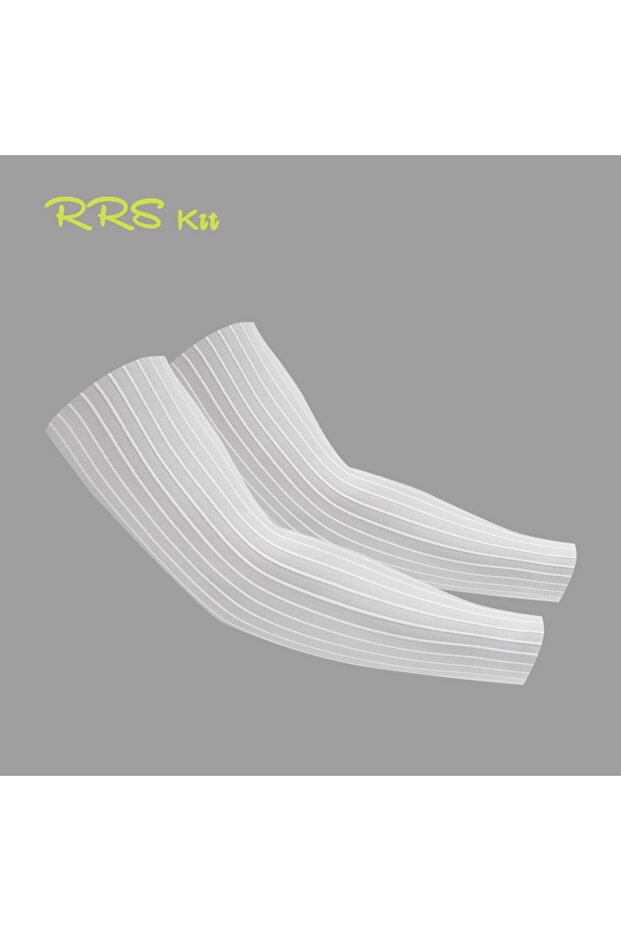 S/M White RRSKIT Summer Cycling Pneumatic Sunproof Sleeves Wind-breaking Reduce Wind Resistance Brea