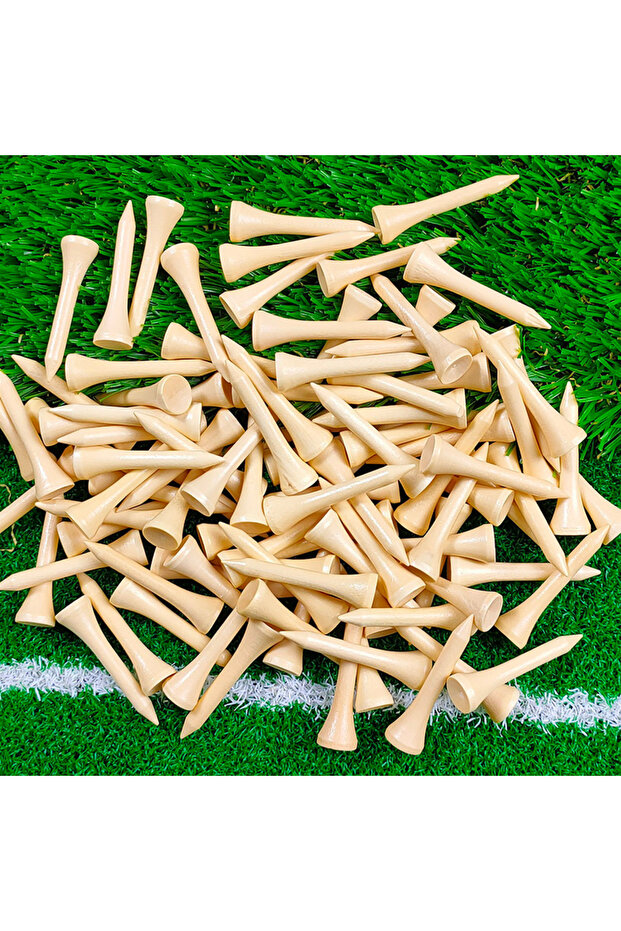 Wood 42mm 100Pcs/Bag Golf Tees Wood Golf Balls Holder 4 Sizes Available Drop Ship 42mm 54mm 70mm 83m