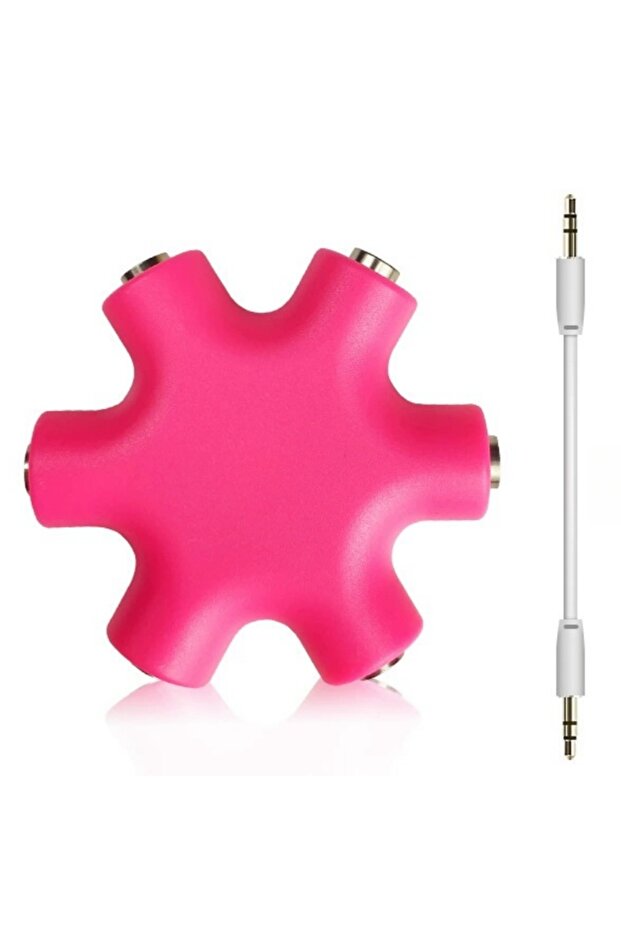 style3 3.5mm Audio Splitter with Adapter Cable 1 Male To 5 Female Earphone Audio Splitter Cable Mult