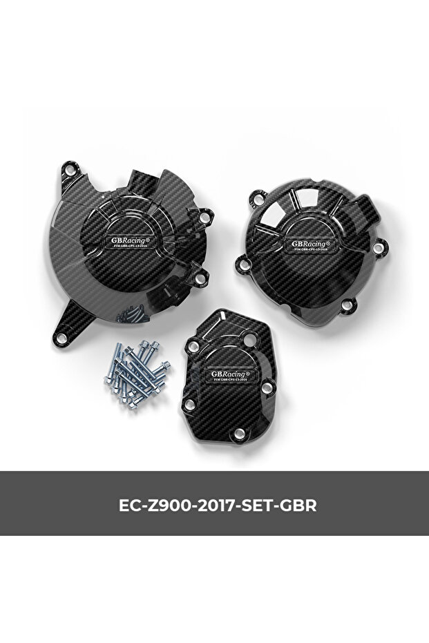 Set S New V2 protector de motor de moto GBRacing Engine Cover Set for Z900 (2017-2026) - Clutch & Se