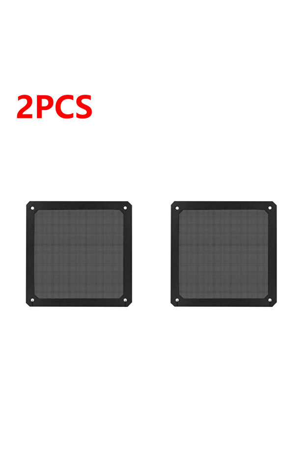 2pcs Black 9cm 1-2PCS 80mm 90mm 120mm 140mm PC Chassis Cooling Fan Dust Filter Magnet Dustproof Mesh