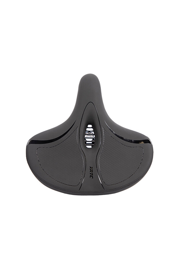 Black Oversized Bike Seat Comfortable Replacement Bike Saddle Extra-Large Soft Bike Saddle Waterproo