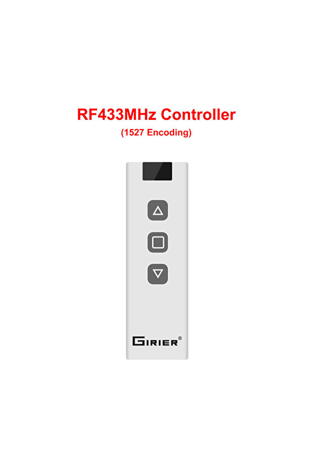 وحدة تبديل الستارة RF433 من GIRIER Tuya Smart ZigBee/Wi-Fi RF433 فقط لجهاز التحكم عن بعد للستائر الدوارة الكهربائية