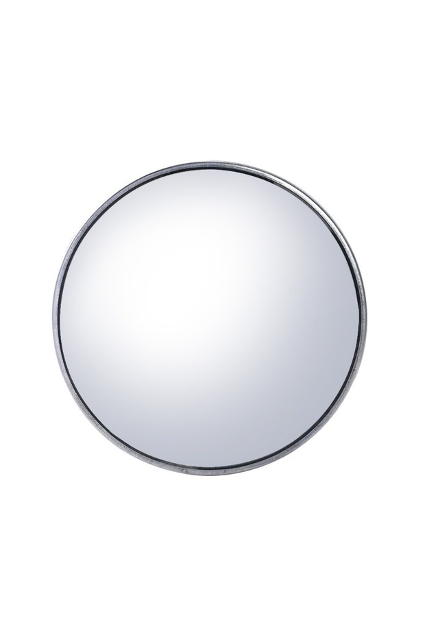 Silver-95mm Portable 75/90mm Truck Bus Round Blind Spot Mirror HD Convex Wide Angle Rear View Mirror