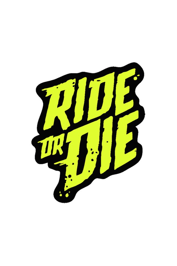 4x5CM Yellow Ride or Die Bicycle Frame Stickers DIY Mountain Bike Mtb Stickers Top Tube Waterproof V