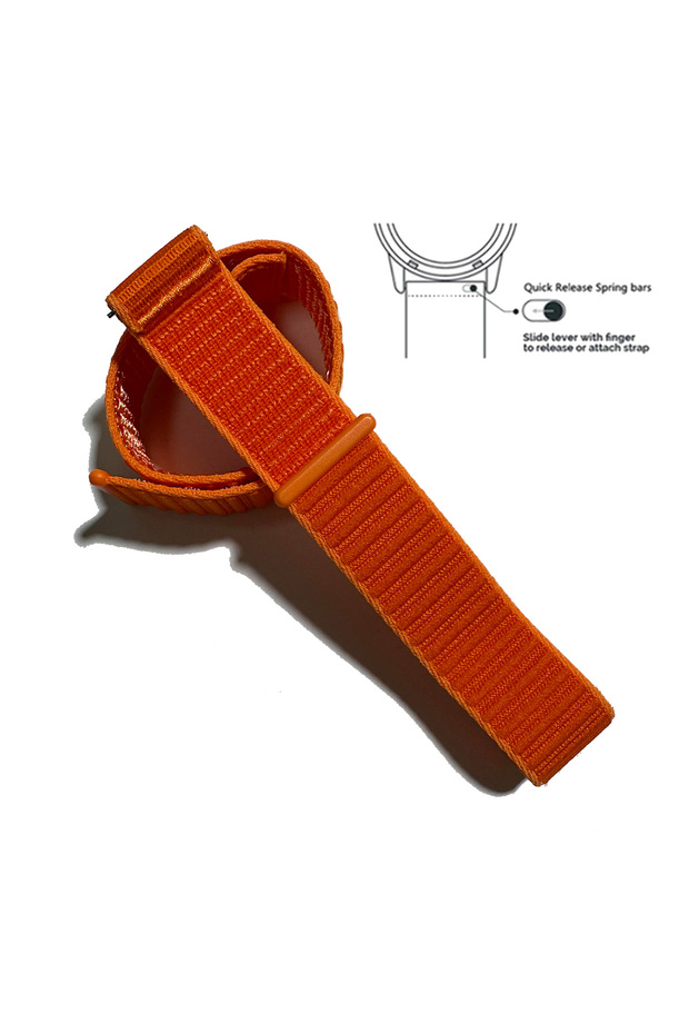 22mm orang 22mm Universal Nylon Strap for Huawei Watch GT5 5Pro GT4 46mm Replacement Bracelet for Sa