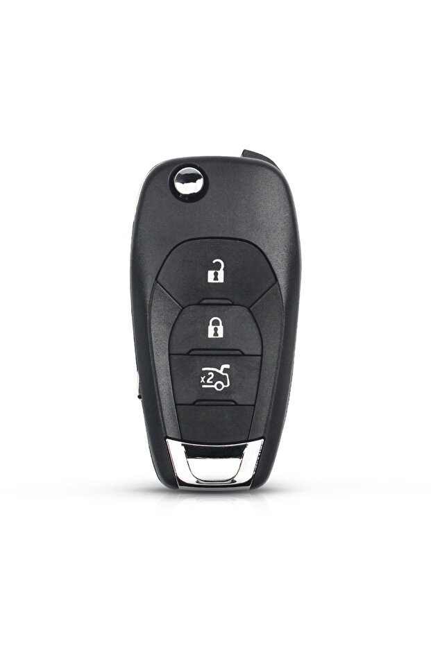 3 Buttons KEYYOU 2/3/4BNT Remote Flip Car Key Shell Case For Chevrolet Cruze Trax LS Badge Spark Son