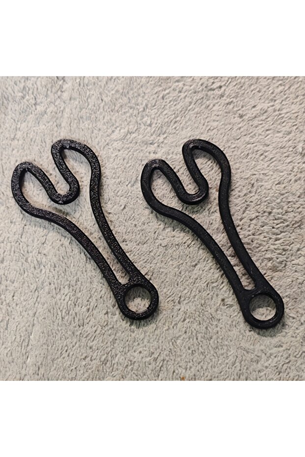 2pcs 2pcs Shopping Cart Token Keychain, Supermarket Cart Unlocking Tool, Suitable for Unlocking and