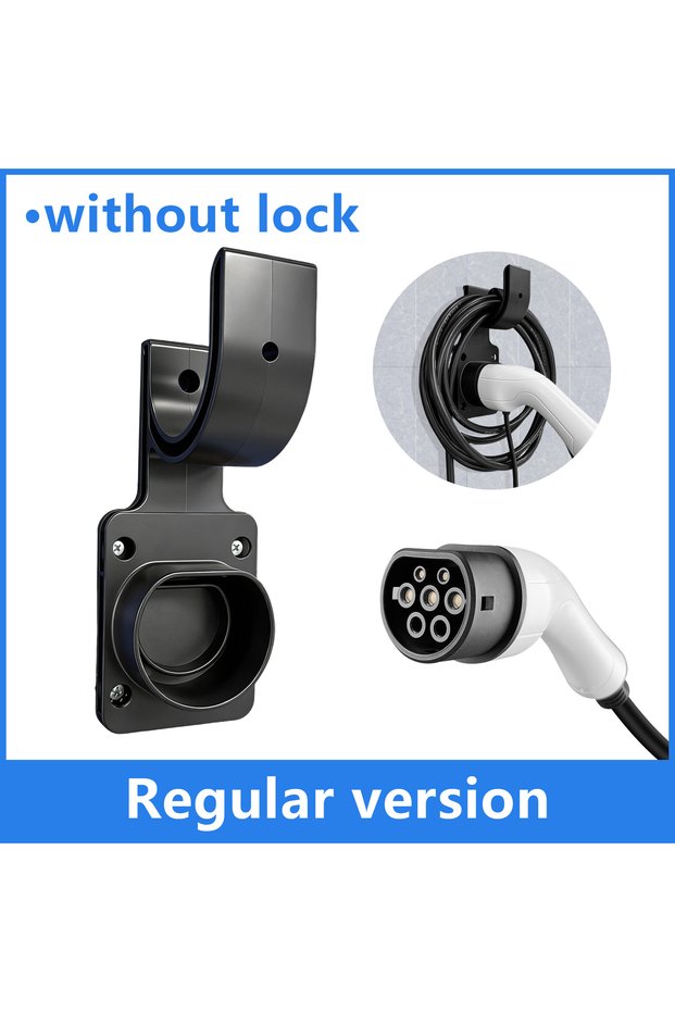 Regular version EVqiaoyi Type 2 EV Charger Holder Charging Cable Hook Wall Mount Holster Dock for IE