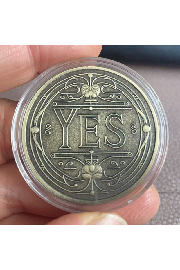 A Yes or No Decision Coin Souvenir Commemorative Coin Collection Lucky