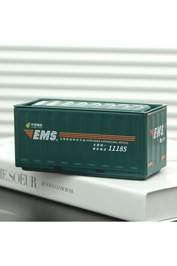 11.5x5x5.4cm TH040 Mini Iron Storage Box Miniature Storage Display Box Desktop Mini Container Model