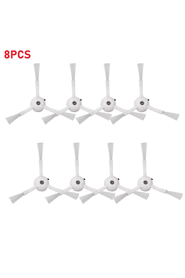 8pcs white Side Brush Accessories For 1S For Roborock S5 S6 S5MAX S50 S60 S7Max S8 Pro Ultra E4 E5