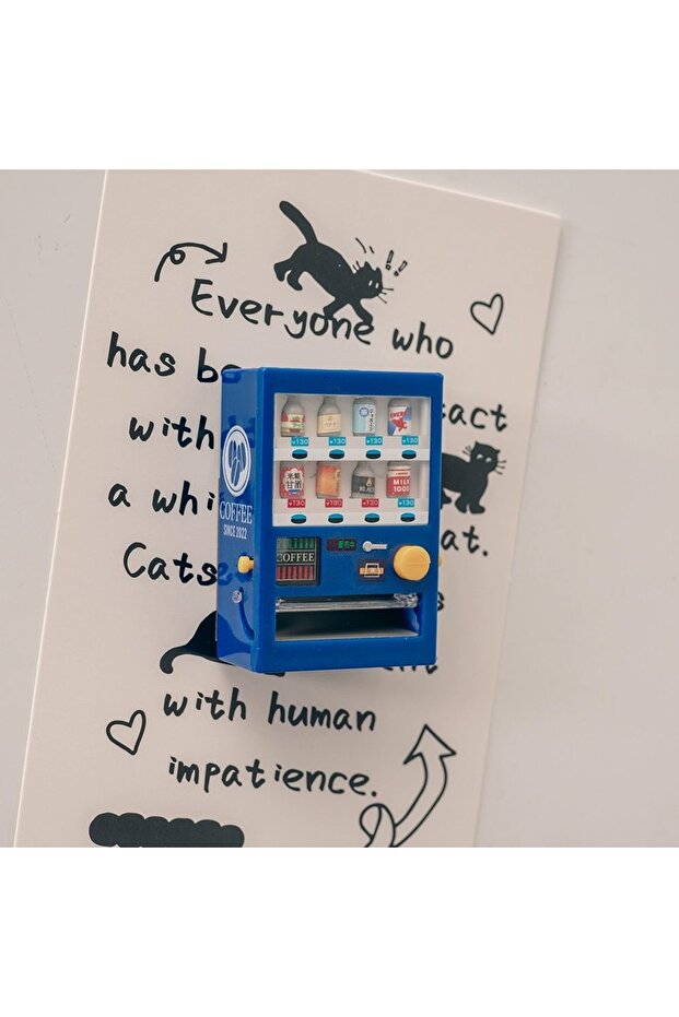 vending machine B Osaka Japan Travel Souvenir Mini Cute Light-up Convenience Store Refrigerator Magn